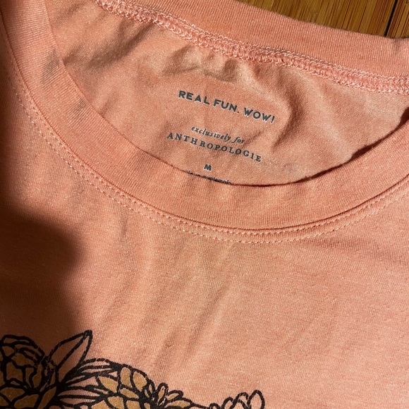 Anthropologie x Real Fun Graphic Muscle Tee Size M - Picture 6 of 16